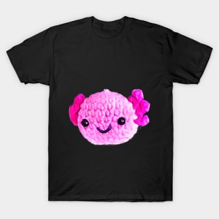 Pink axolotl face T-Shirt